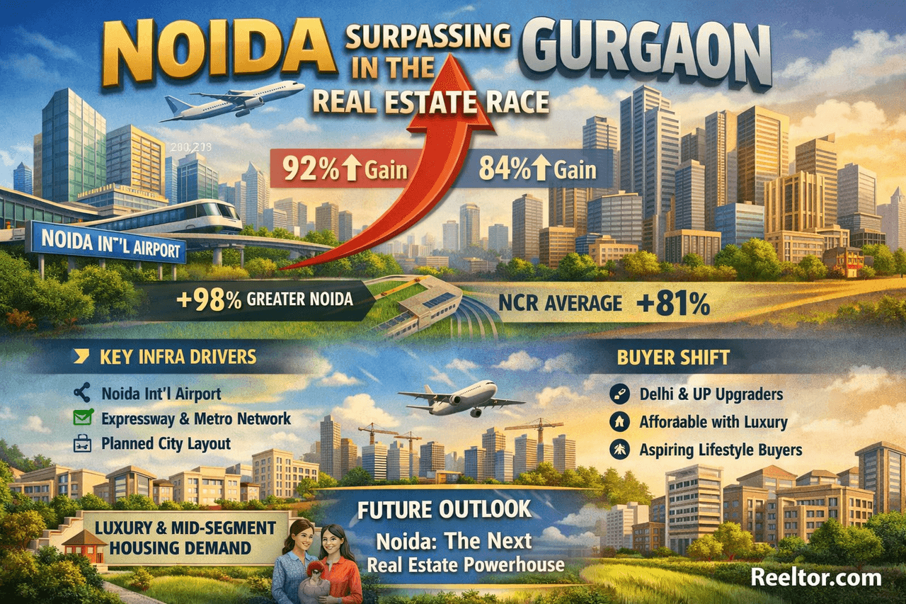 Gurgaon vs Noida: Which NCR City Is Winning The Re...