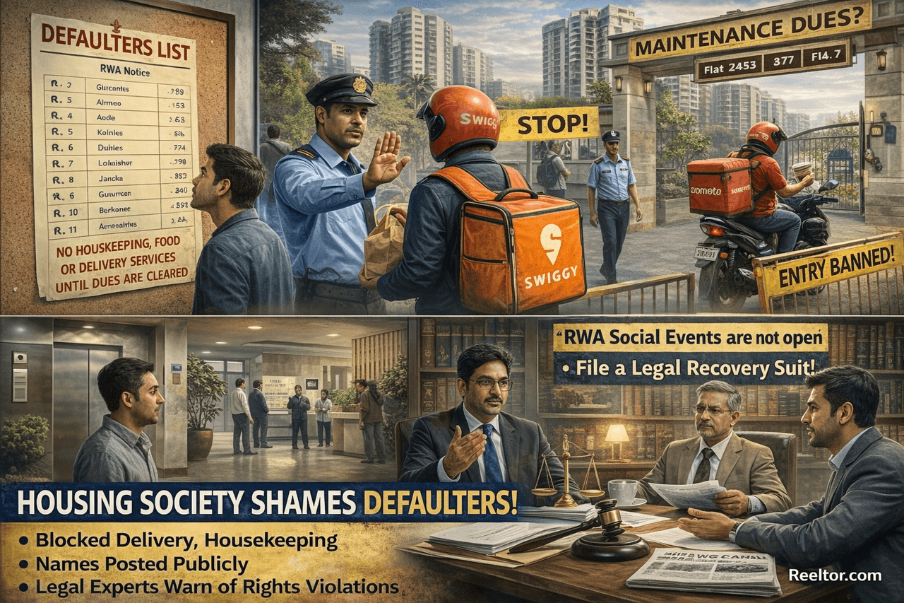 Public shaming over dues: Can housing societies su...